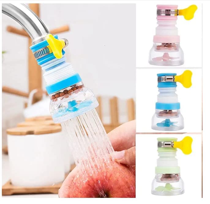 360 Degree Rotating Water Faucet Aerator Splash-Proof Filter/Anti-Splash Expandable Head Nozzle/Bathroom Tap Adjustable Sprinkler/tap Shower/Water Saving