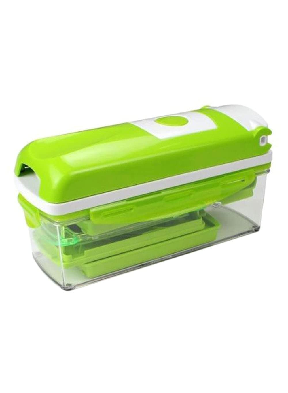 Fruit And Vegetable Slicer Green/White/Clear NICER SLICER 12 IN 1