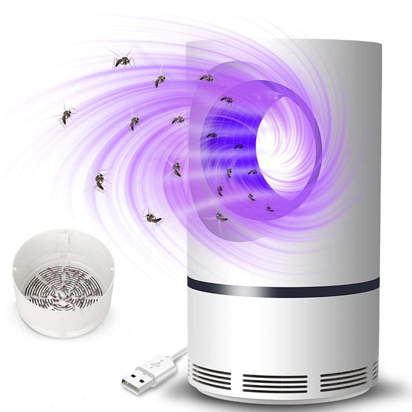 Eco Friendly Electronic LED Mosquito Killer Machine Trap Lamp Theory Screen Protector Killer lamp for Home USB Powered