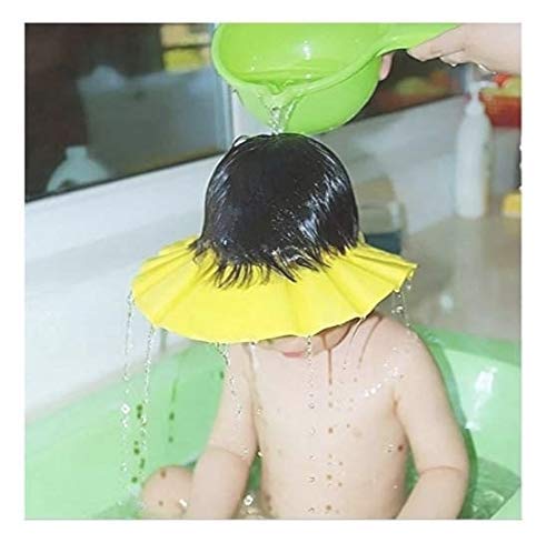Baby Shower Cap New Soft Bathing Baby Wash Hair Eye Ear Protector Hat for New Born Infants babies Boys Girls