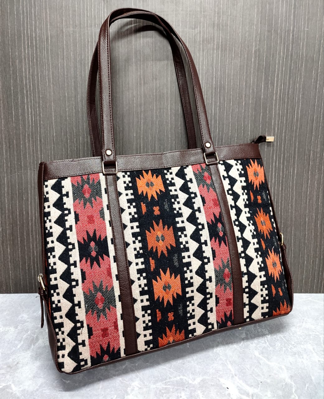 Jacquard Executive Tote/ Laptop bag