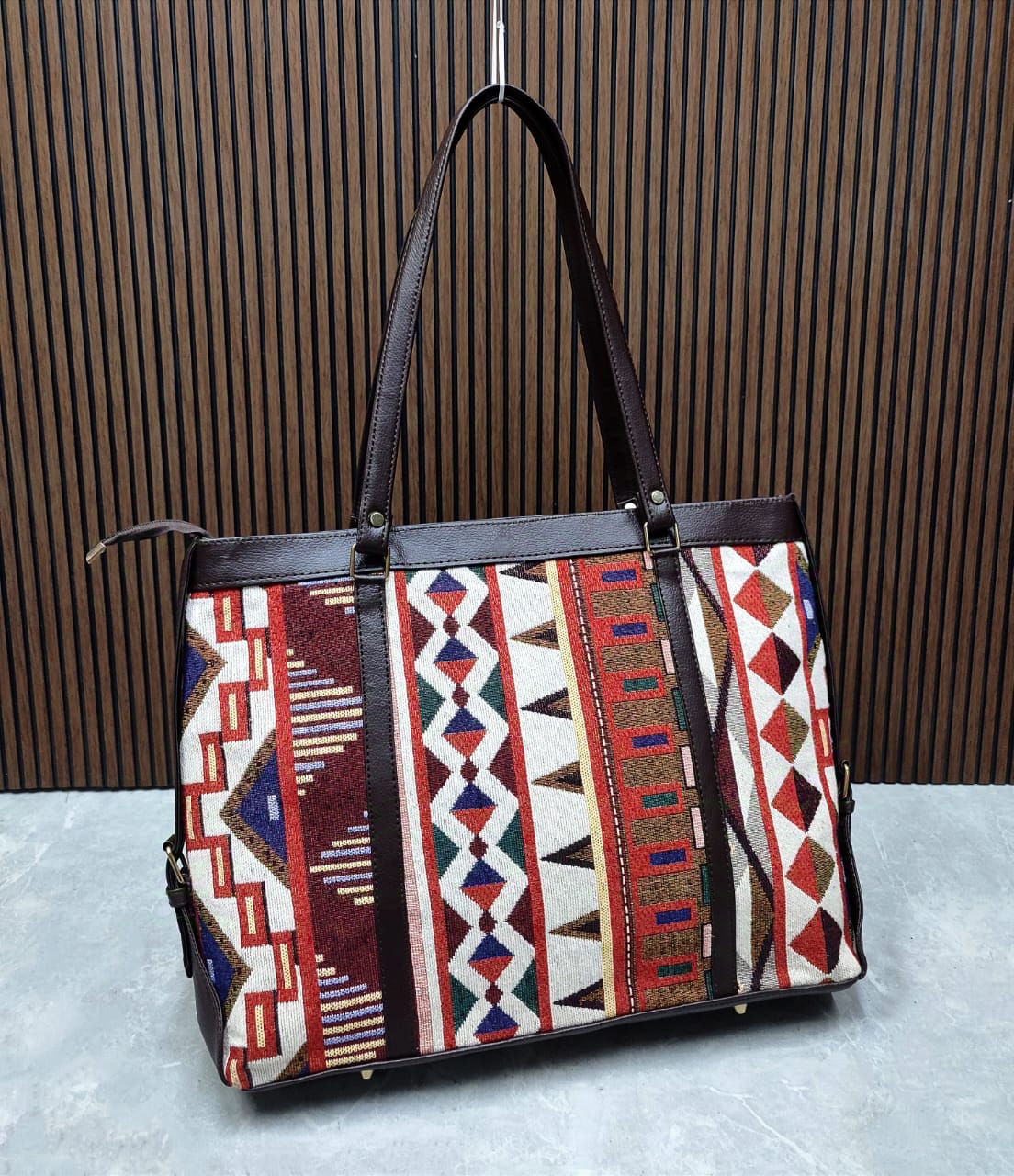 Jacquard Executive Tote/ Laptop bag