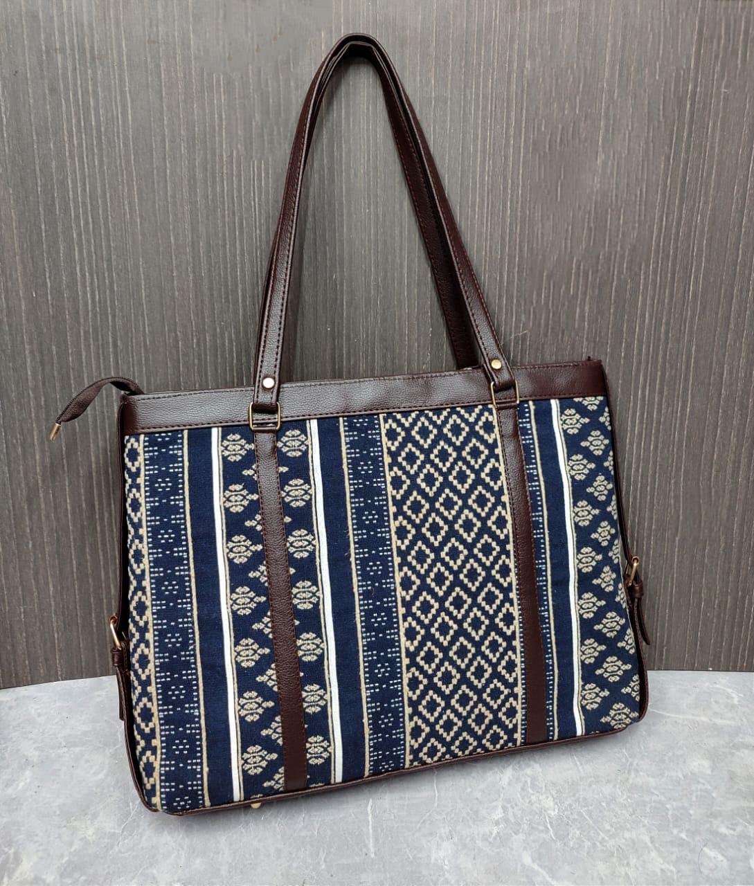 Jacquard Executive Tote/ Laptop bag