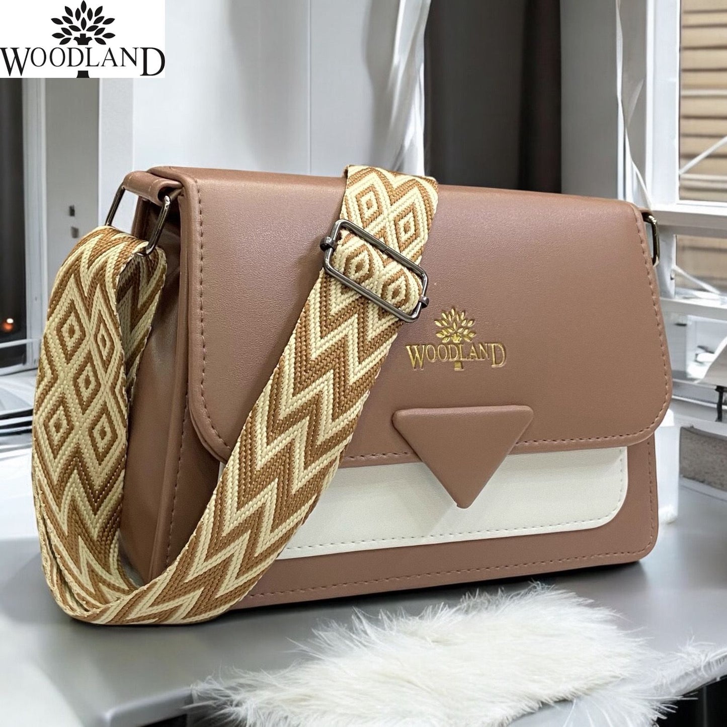 Lady crossbody broad sling WOODLAND