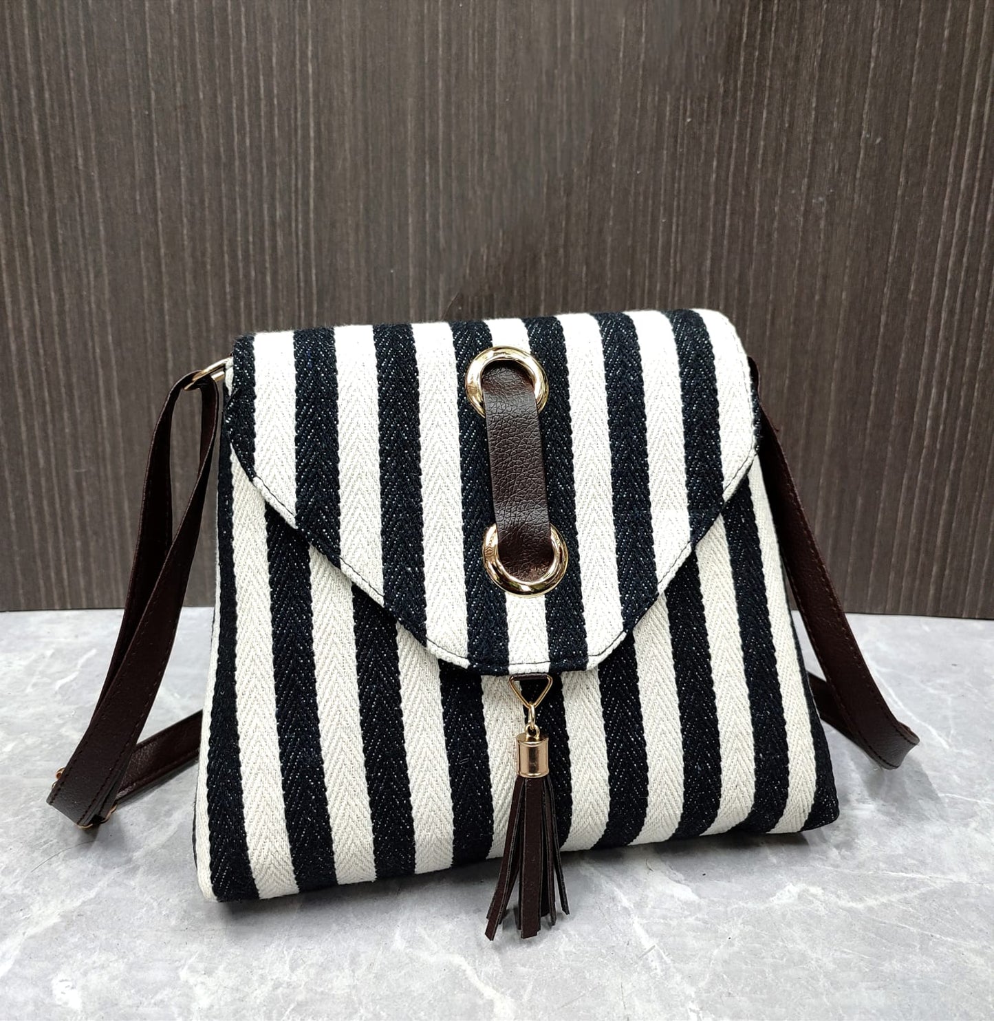 Jacquard paparazzi sling bag