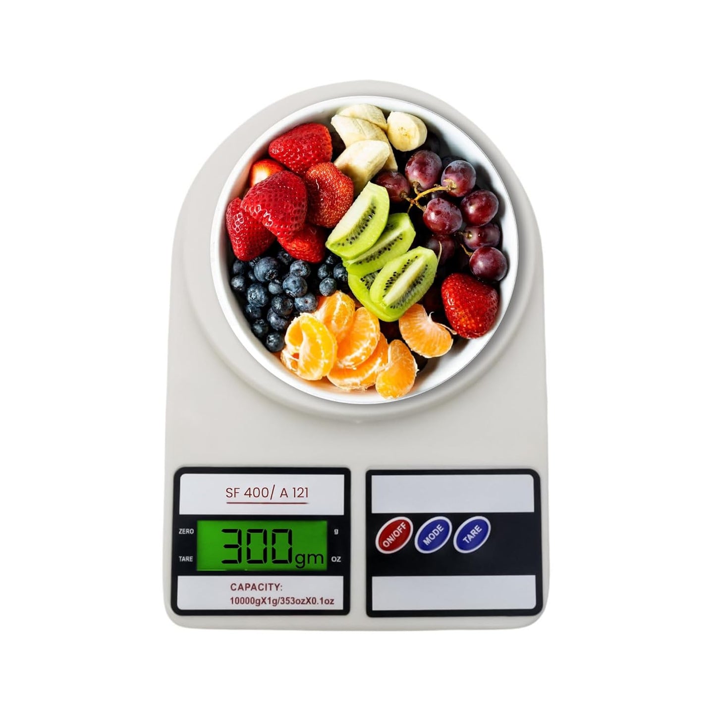 Kitchen Scale Thick Tempered Glass & LCD Display, Digital Bathroom Health 10Kg Kitchen Weight Machine