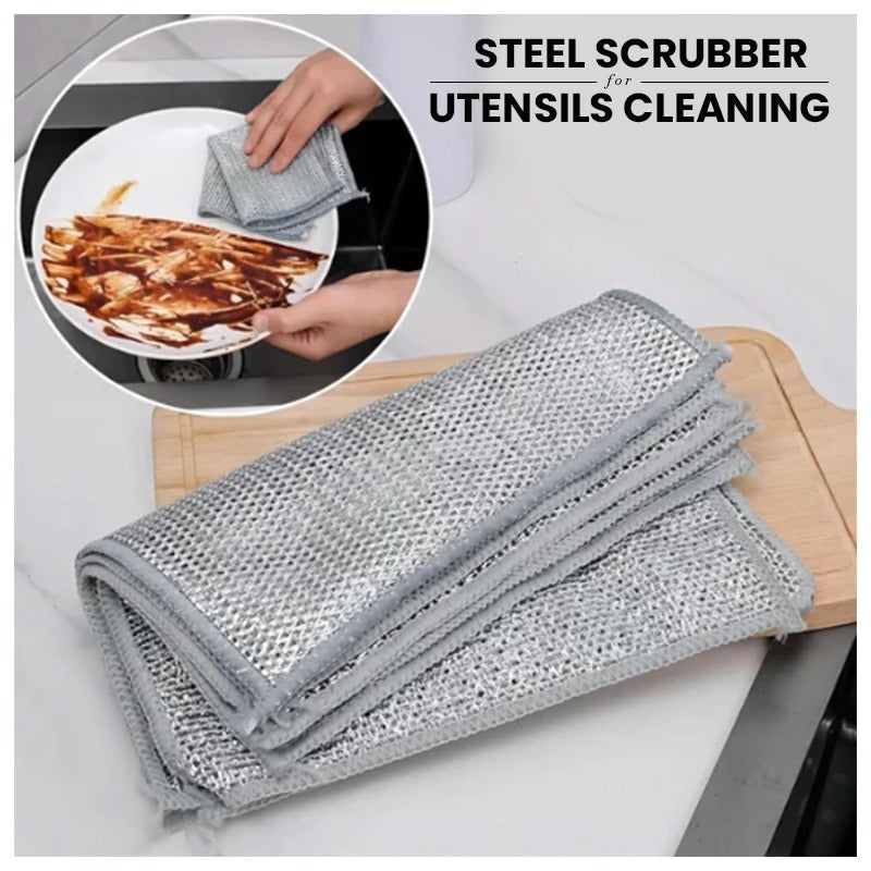 GET FREE Utensil Scrubber 5 Pcs | Surface Cleaner & Dishwasher & Toilet Cleaner , White Phenyl | Combo Pack of 4 | 1 Ltr | Premium Quality