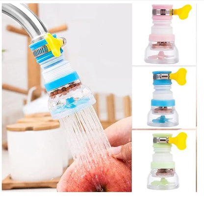 360 Degree Rotating Water Faucet Aerator Splash-Proof Filter/Anti-Splash Expandable Head Nozzle/Bathroom Tap Adjustable Sprinkler/tap Shower/Water Saving