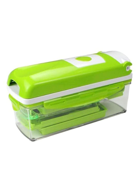 Fruit And Vegetable Slicer Green/White/Clear NICER SLICER 12 IN 1