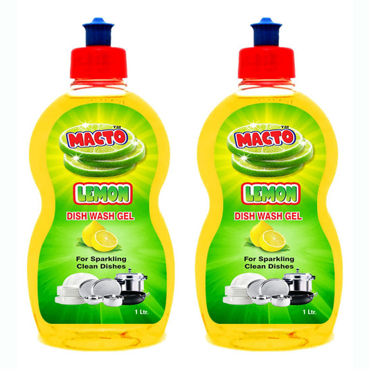 Grease Cleaner For All Utensils | Dishwash Gel | Combo Pack of 2 | Premium Quality | 1 Ltr