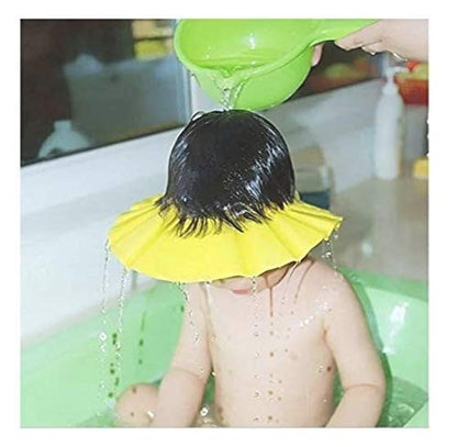 Baby Shower Cap New Soft Bathing Baby Wash Hair Eye Ear Protector Hat for New Born Infants babies Boys Girls