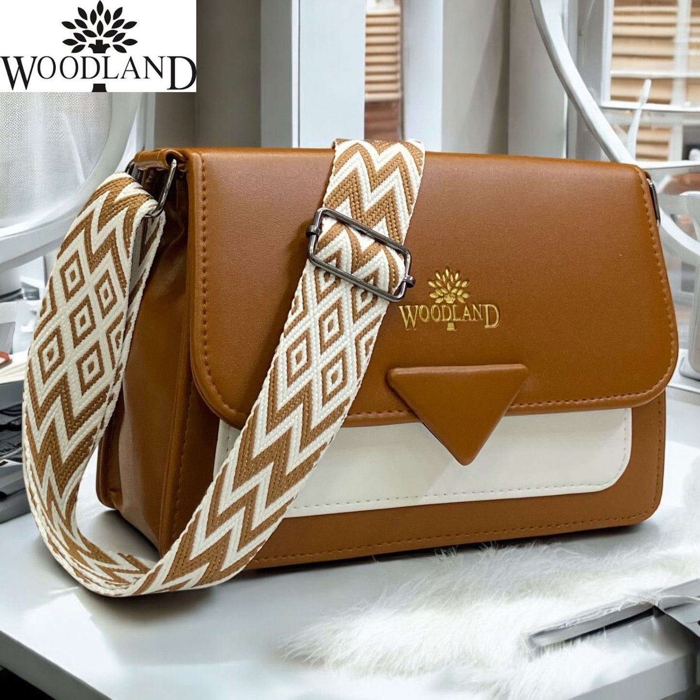 Lady crossbody broad sling WOODLAND