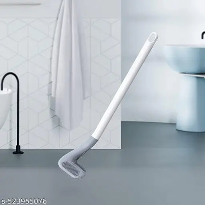 Toilet Brush Silicone | Silicone Flex Flexible Bristles L Shape Toilet Brush